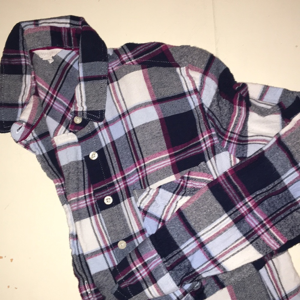 🌟5/$25🌟 Aeropostale Purple & Navy Flannel